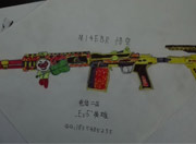 生死狙击玩家手绘-M14EBR悟空