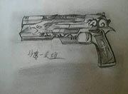 生死狙击玩家手绘-沙鹰荣耀