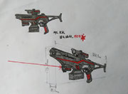 生死狙击玩家手绘-MP5死寂 