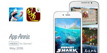 2016年5月App Annie全球游戏指数：问道成功杀入全球iOS收入榜前10