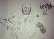 生死狙击玩家手绘-进击的铁甲体