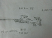 生死狙击玩家手绘-AWM—天狼星
