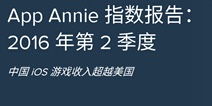 AppAnnie：中国成iOS平台游戏营收规模最大市场