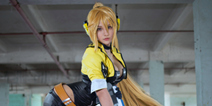《少女咖啡枪》女神朱诺·埃蒙斯 混血美女coser演绎