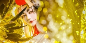 一个金闪闪的姑姑 阴阳师姑获鸟cos欣赏