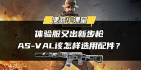 【使命小课堂】体验服又出新步枪，这把AS-VAL该怎样选用配件？