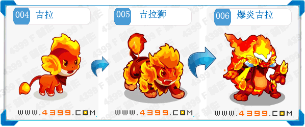 奥拉星爆焰吉拉
