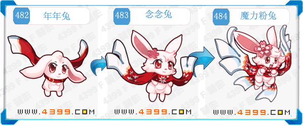 奥拉星魔力粉兔