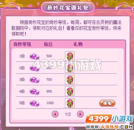 小花仙奇妙花宝周礼包5月20日