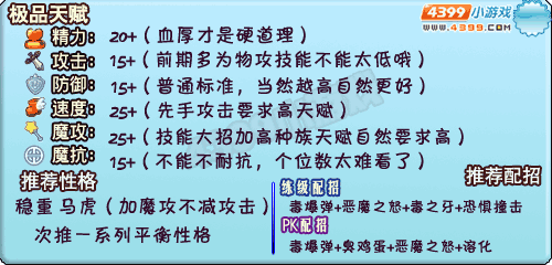 洛克王国锯齿孢子推荐配招、推荐天赋和性格