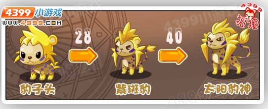 洛克王国豹子头进化图