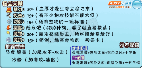 洛克王国松土艾斯推荐配招、推荐天赋和性格