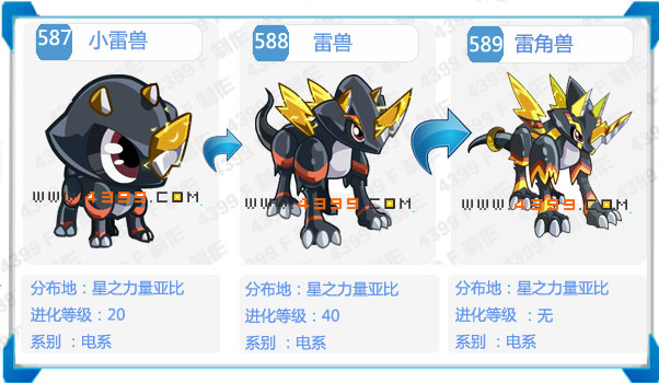 奥拉星雷角兽