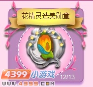 小花仙花精灵选美大赛勋章