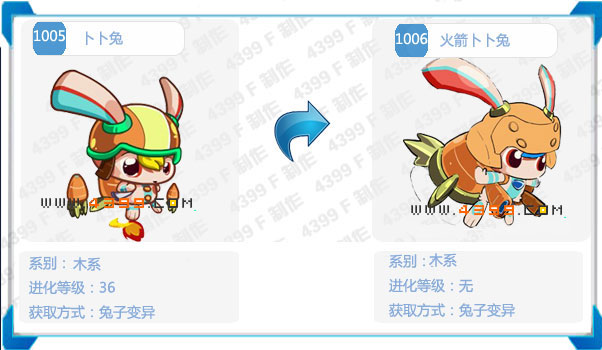 奥拉星火箭卜卜兔