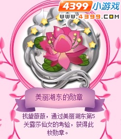 小花仙花精灵选美勋章