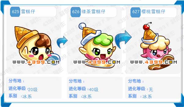 奥拉星樱桃雪糕仔