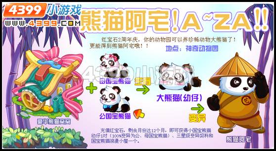 奥比岛国宝熊猫怎么得