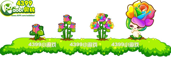 魔法彩玫瑰-炫彩七色玫瑰变异进化图鉴及获得方法