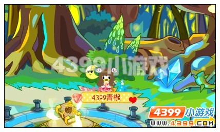 奥比岛怎样才能让福娃花看见月亮