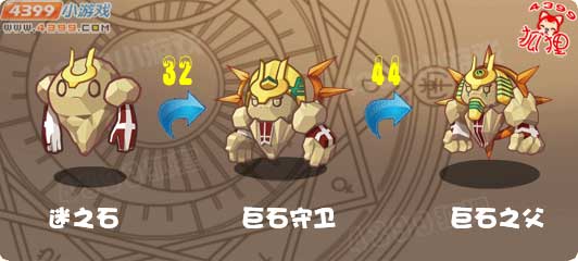 洛克王国迷之石进化图