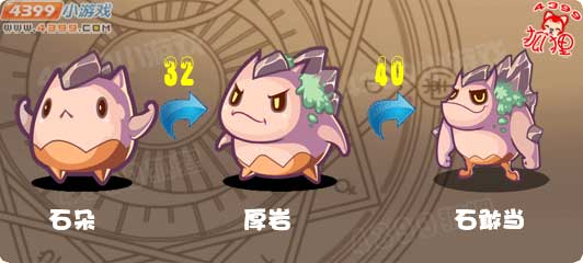 洛克王国石朵进化图