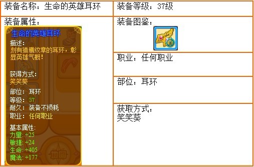 龙斗士生命的英雄耳环