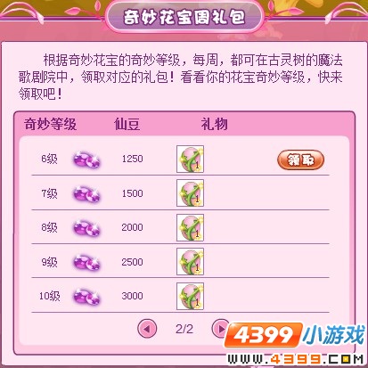 小花仙奇妙花宝周礼包10月28日