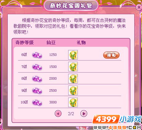 小花仙奇妙花宝周礼包11月25日