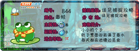 洛克王国毒蛙