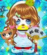 奥比岛自豪的小姑娘