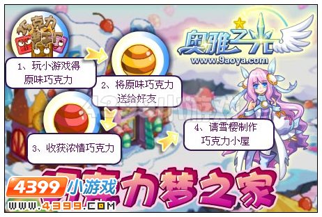 奥雅之光巧克力小屋在哪里怎么得