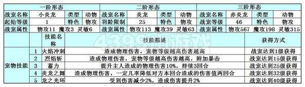 奥雅之光赤炎龙