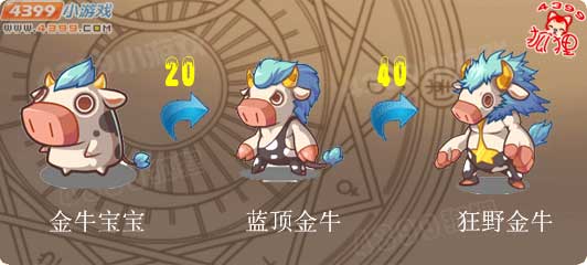 洛克王国金牛宝宝进化图