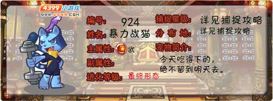 洛克王国暴力战猫