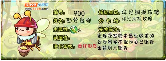 洛克王国勤劳蜜蜂