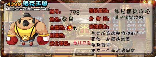 洛克王国拳皇