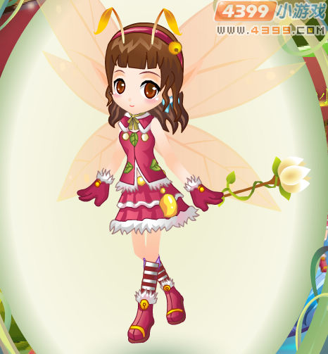 小花仙暖红叮当套装
