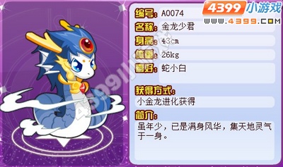 龙斗士神话级战宠金龙太子介绍