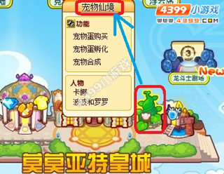 龙斗士宠物仙境在哪