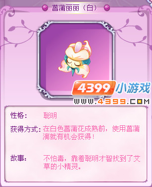 小花仙菖蒲丽丽（白）花精灵