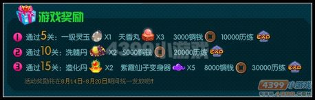 卡布西游暑期系列之闯关活动开启啦!