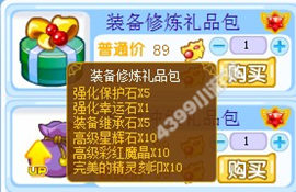 龙斗士装备修炼礼品包