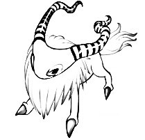 赛尔号手绘 怀旧 魔狮迪露