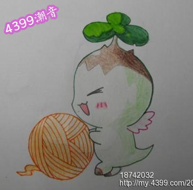 洛克王国滚线球的草叶龙-4399潮音