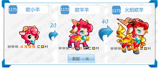 奥拉星火焰欧羊