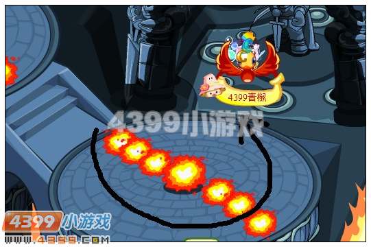 奥比岛烈焰长廊 骑士禁地第二层