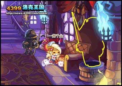 洛克王国钢盔骑士怎么送回 钢盔骑士在哪？