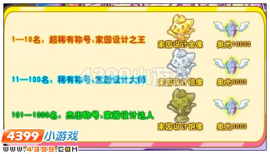 奥雅之光家园设计之王怎么得