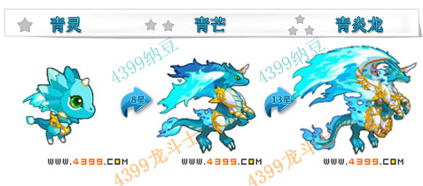 龙斗士青灵-青芒-青炎龙技能表